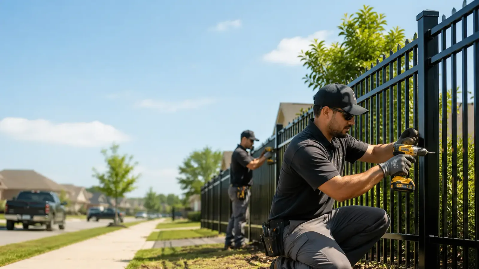 Metal Fence Installation in Auburn, PA